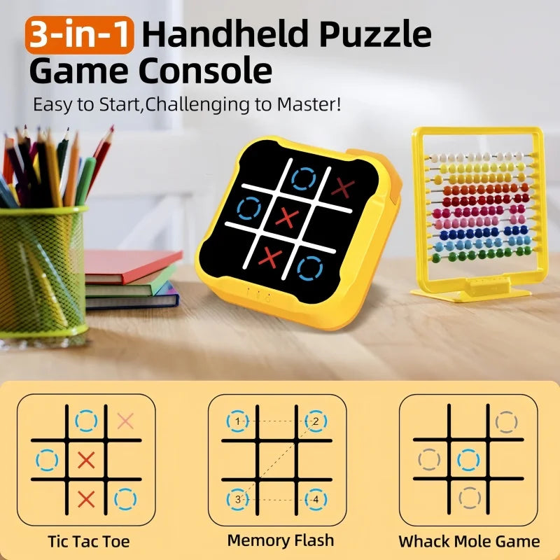 Electronic Tic-Tac-Toe Puzzle