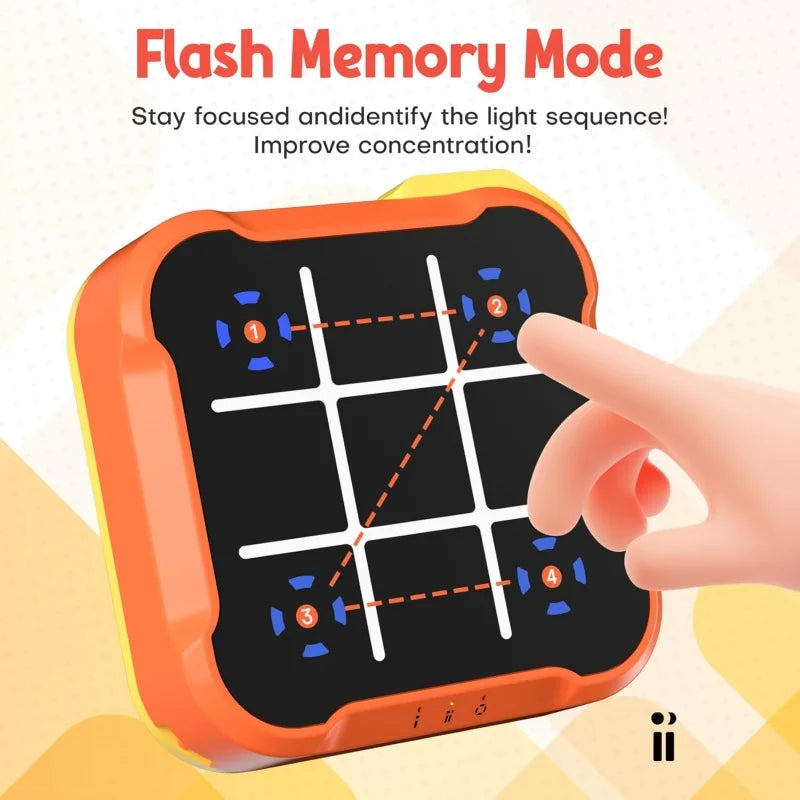Electronic Tic-Tac-Toe Puzzle